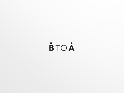 btoa logo logo logotype typographic typography