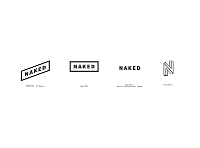 Naked Skate Co branding design flat logo logo design minimal