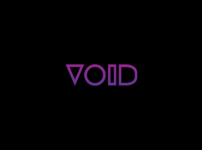 Void branding design flat logo logo design