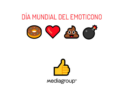 Emoji Day branding design flat