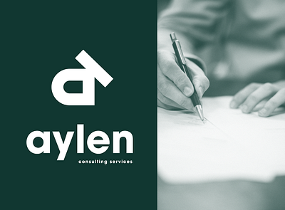 Aylen Presentation branding design flat logo minimal presentation vector