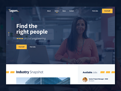 Lagom Recruitment - Web Design australian web designer branding construction company construction logo construction website logo desgn melbourne web design web design website design