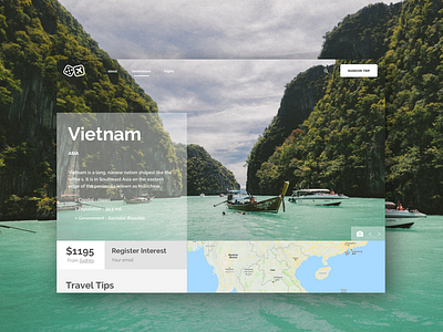 Random Travel - Web Design