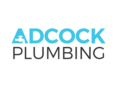 Logo - Adcock Plumbing australian logo design brand brand design brand identity branding logo logodesign melbourne logo design plumbing logo