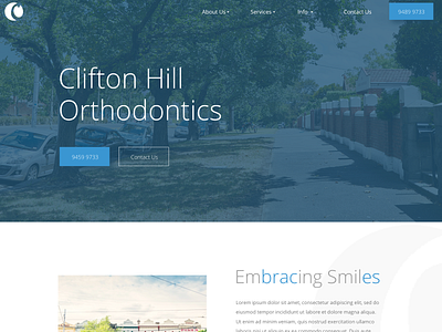 Orthodontist - Web Design australian web designer melbourne web design ui web design agency web designer web development wordpress