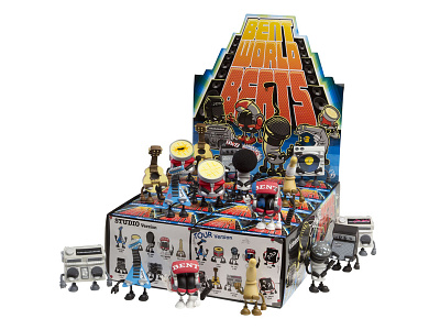 Kidrobot Bent World Beats character design collectables designer toys merchandise toys vector vinyl