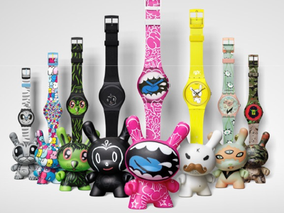 MAD “Shout Out” Swatch x Dunny dunny mascot design swatch toy design watch design