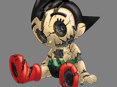 MAD DIZASTRO Boy digital illustration madtoydesign toy design