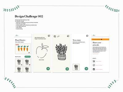 Challenge: design a journaling app for plants
