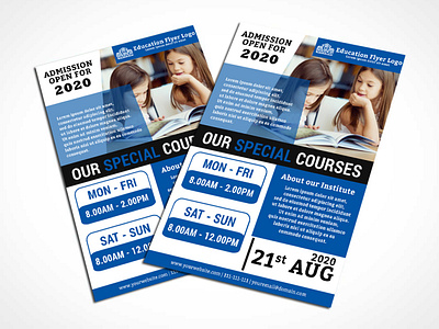 Flyer design for Education centers by Shehan Charles Wadinambu on Dribbble