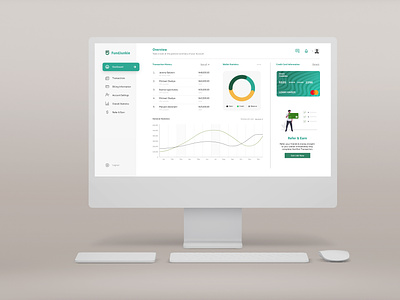 Finance Dashboard app dashboard dashboardui design desktop finance financeui fintech ui web