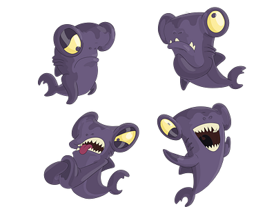 Hammer Shark!!! animation cartoon character creation character design design toon vector