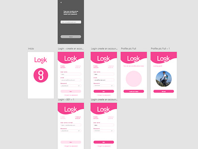 Logk color creative design e commerce app e learning pink product design ui ui design uidesign