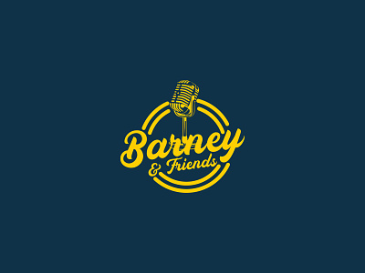 Barney Friends Logo brand branding clean creative flat friend friends identity logo minimal minimalist minimalist logo outstanding radio