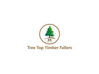 Tree Top Timber Fallers brand branding business character clean design flat graphic design identity illustration illustrator logo minimal modern outstanding professional tree logo vector web website