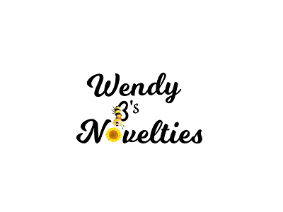 Wendy Bs Noveltie Logo app brand branding business clean design flat handmade identity illustration illustrator logo minimal mobile modern ui ux vector web website