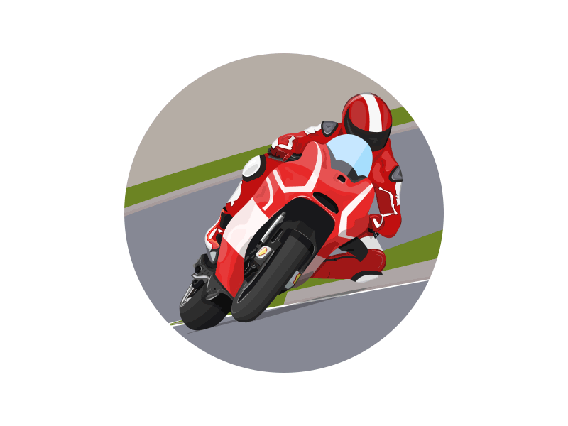 Superbike animation flat gif illustration motoeye motorbike superbike