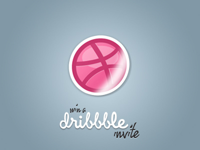 Win A Dribbble Invite #2 contest dribbble invite