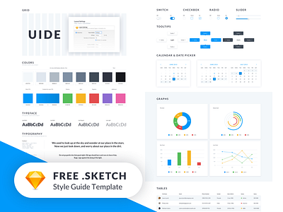 UIDE Kit (Style Guide Template) - FREEBIE 🔥 elements free freebie style guide ui ui kit user interface