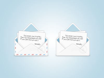 Animated Mail (open envelope)