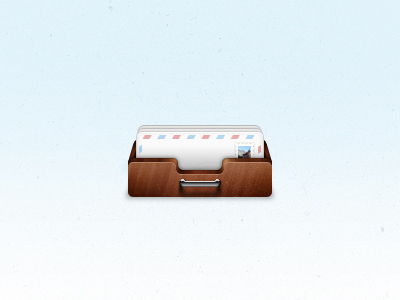Mail Drawer 128px drawer envelope ico icon icons mail px wood