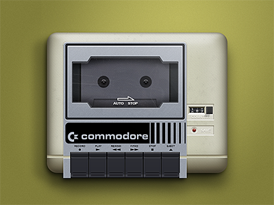 Commodore Datassette c c64 cassette commodore datassette old retro