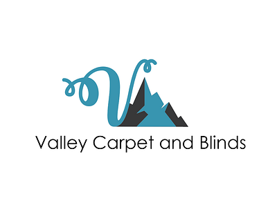 Logo for Valley Carpet branding illlustrator illustrator logo