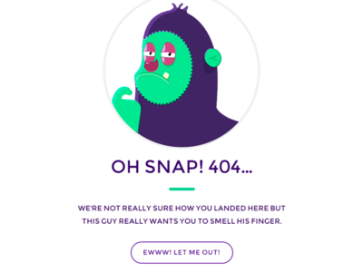 404-Monkey 404 error 404 error page 404page animation character design flat graphic design illustration illustrator monkey typography ui vector