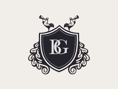Blackguava Crest crest emblem heraldry logo rooster shield