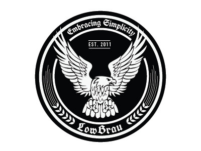 Low Brau Eagle beer dc eagle emblem logo