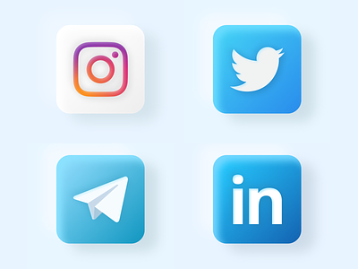 Social Media Icon branding design figma figmadesign icon socialmedia vector