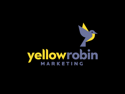 YellowRobin bird blue marketing robin yellow