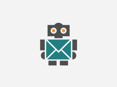 PushBots envelope logo mail notification push robot