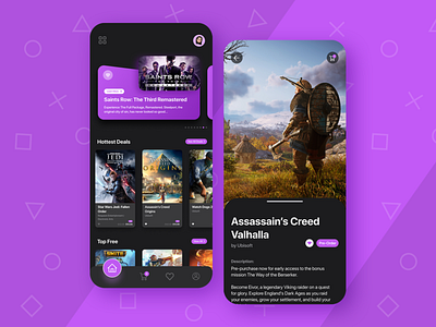 Game Store App Ui Design✨ appdesign appstore figma gamestore graphic design uiuxdesign uiuxdesigner