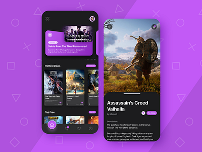 Game Store App Ui Design✨