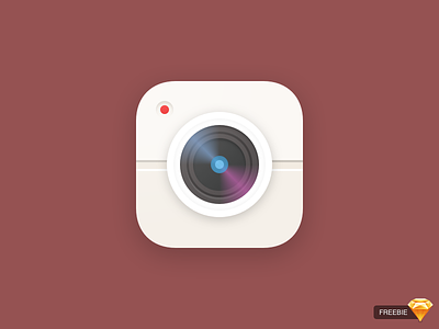 Daily UI #005 — App Icon app apple camera dailyui freebie icon photo sketch