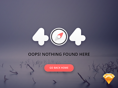 Daily UI #008 — 404 Page