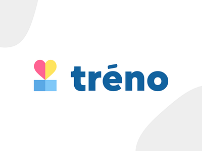 Logo de la startup Tréno branding icon logo typography vector