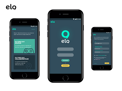 Elo - video game team management app concept community design elo logo mobile app mobile app design social network uidesign ux ux ui video art video game