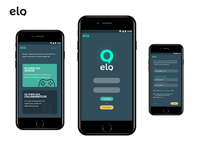 Elo - video game team management app concept