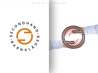 Secondhand Barnklader Logo branding clean design flat graphics design identity illustration logo logo design logo design concept logo designer for hire logo mark logodesign minimal minimalist professional logo vector