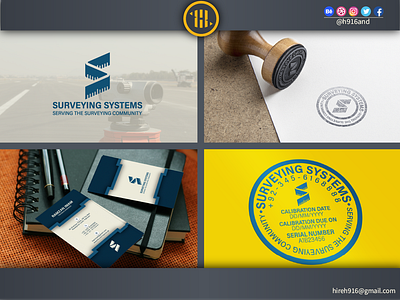 Surveying Systems branding busines card clean desiger design designer business card designer for hire designer logo flat graphics design icon identity illustration illustrator logo logo design branding logodesign minimal vector