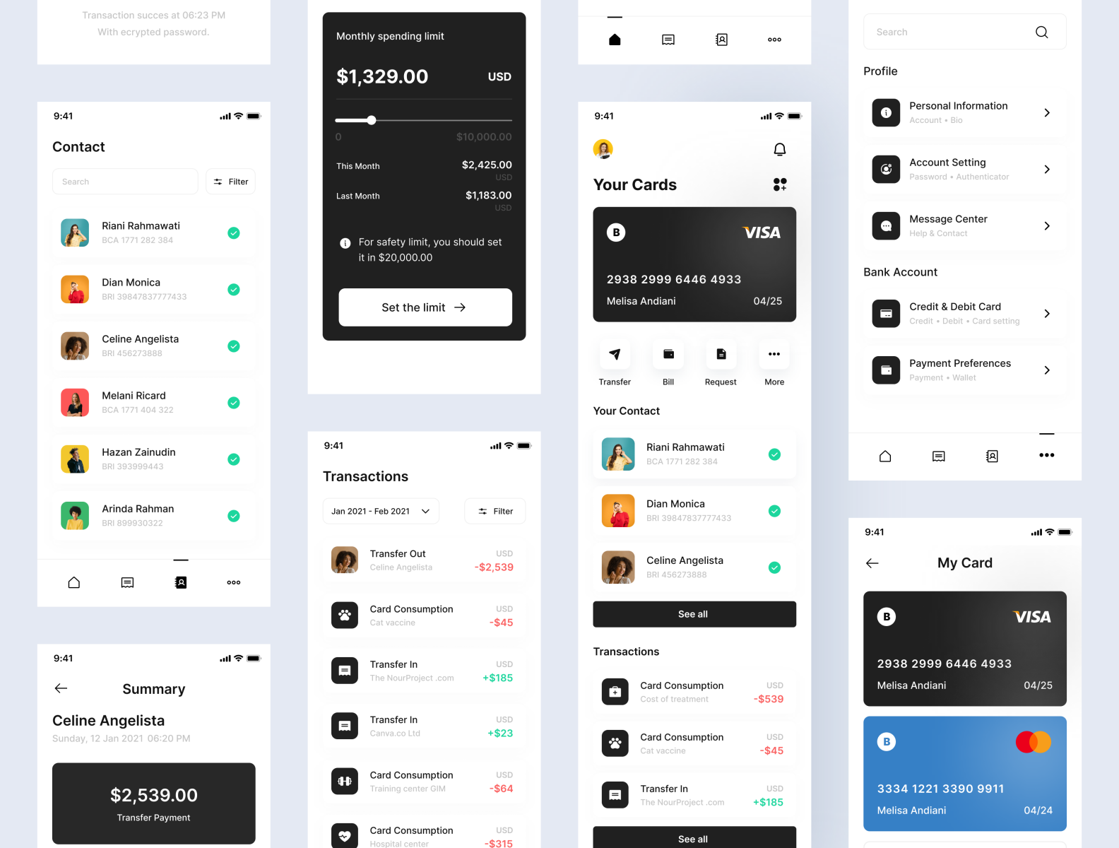 Digital bank - Mobile app by Luky Erdiand 🦖 on Dribbble