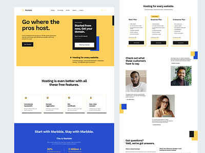 Hosting - Landing page