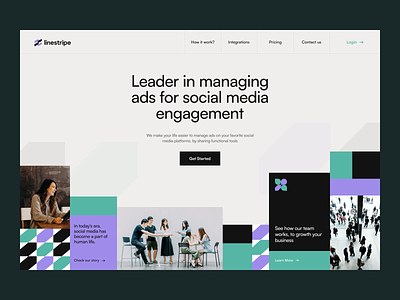 Ads Manager - SaaS Landing Page
