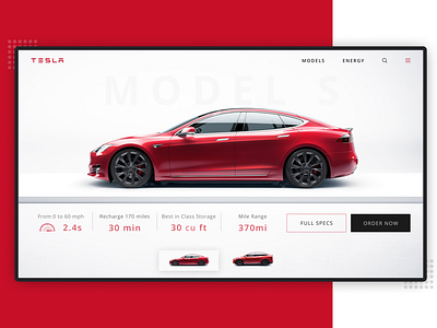 Tesla Website debut design hello dribbble minimal tesla ui ux web webdeisgn website website concept