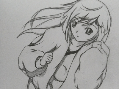 anime drawing anime hand drawing pencil art