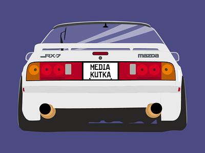 Mazda Rx7 FD illustration