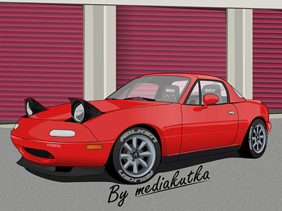 Mazda Miata MX-5 Illiustration