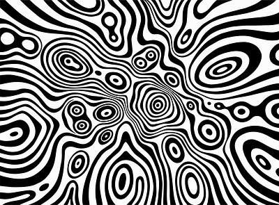 ••Primal Scream••. Trippy stripes pattern (details). 60s 70s artwork backdrop background black and white circles graphic linework monochrome pattern pattern art psychedelic stripes texture trippy waves
